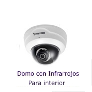 Cmaras Domo con Infrarrojos para interior
